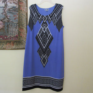 JM Collection Purple Lavender Dress Plus Size 2X